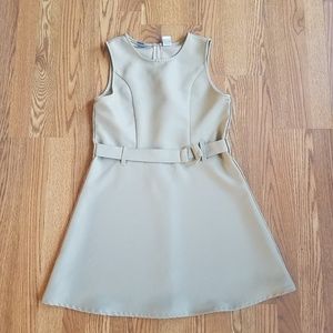 Class Girls Sz 14 Khaki Dress Uniform School Beige